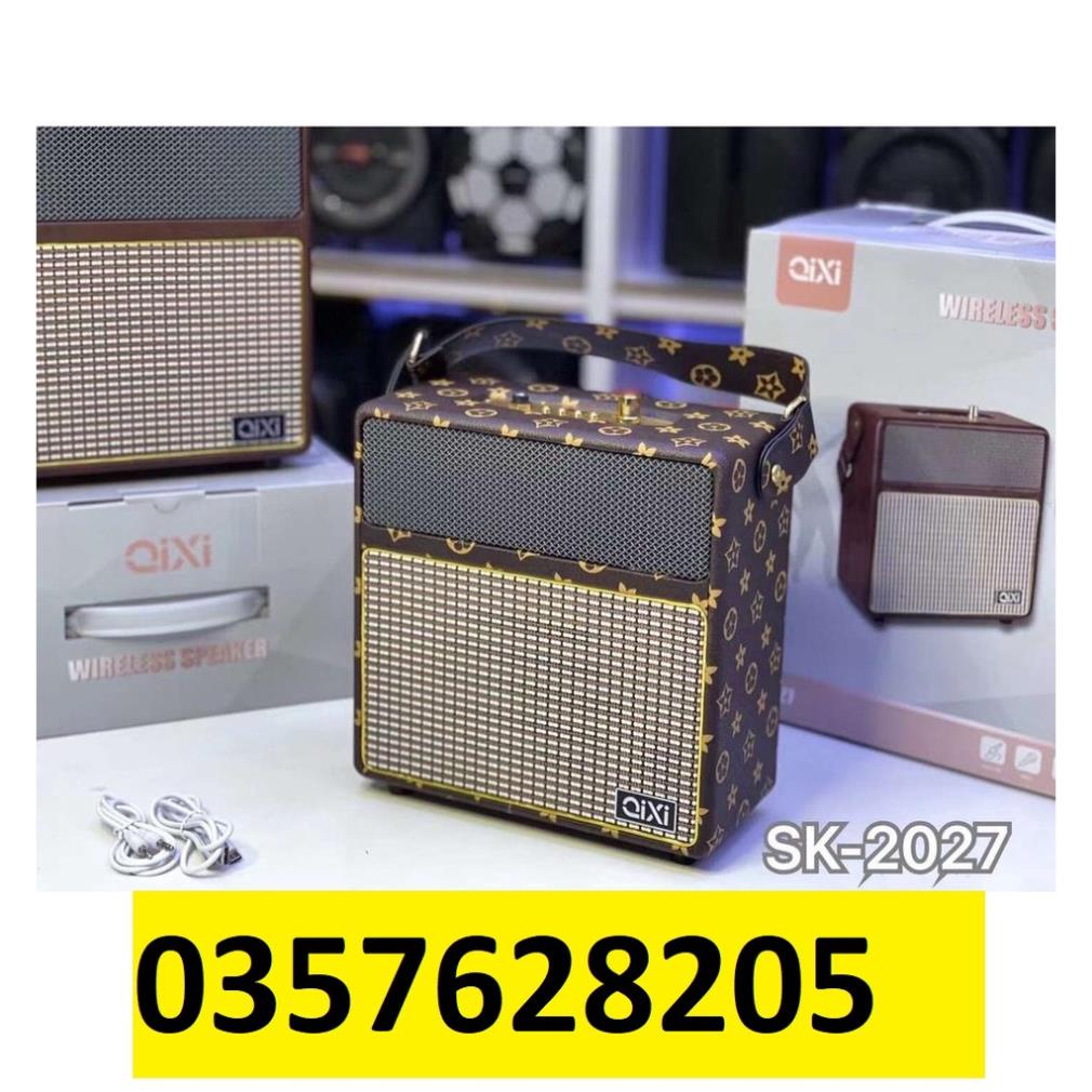 LOA BLUETOOTH QIXI SK-2027 Âm Thanh Siêu Đỉnh Tích Hợp Cổng Micro 6.5
