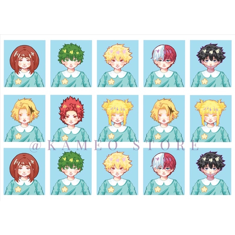 SET ẢNH THẺ VÀ ID CARD MHA ARTITS