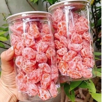 Xí muội hồng đào chua ngọt không hạt - hũ 1 kg