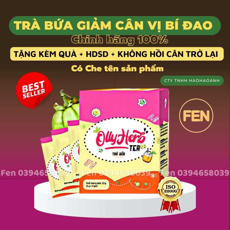 DETOX TRÀ BỨA VỊ BÍ ĐAO BY FEN / OLLY HERB EMO MILK