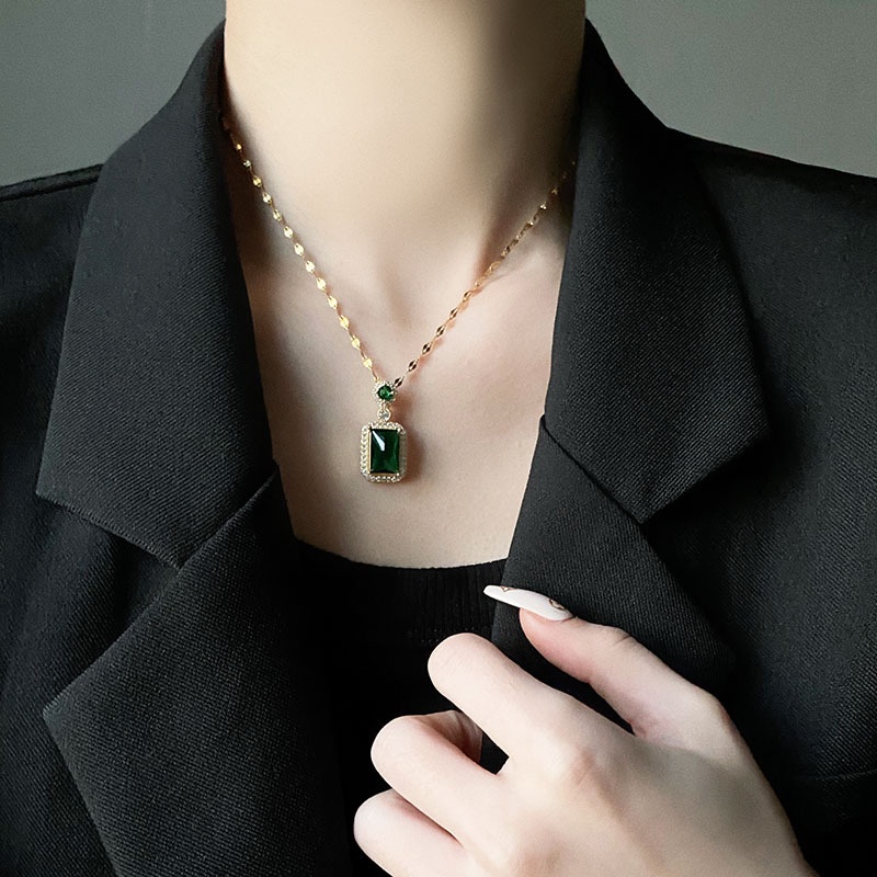 Vòng cổ Mạ Vàng 18K Đính Đá Sang Trọng Cho Nữ