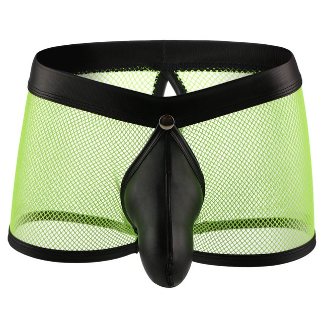 Quần Lót Lưới Boxer Lưng Mở Trước Tháo Rời Được Cho Nam