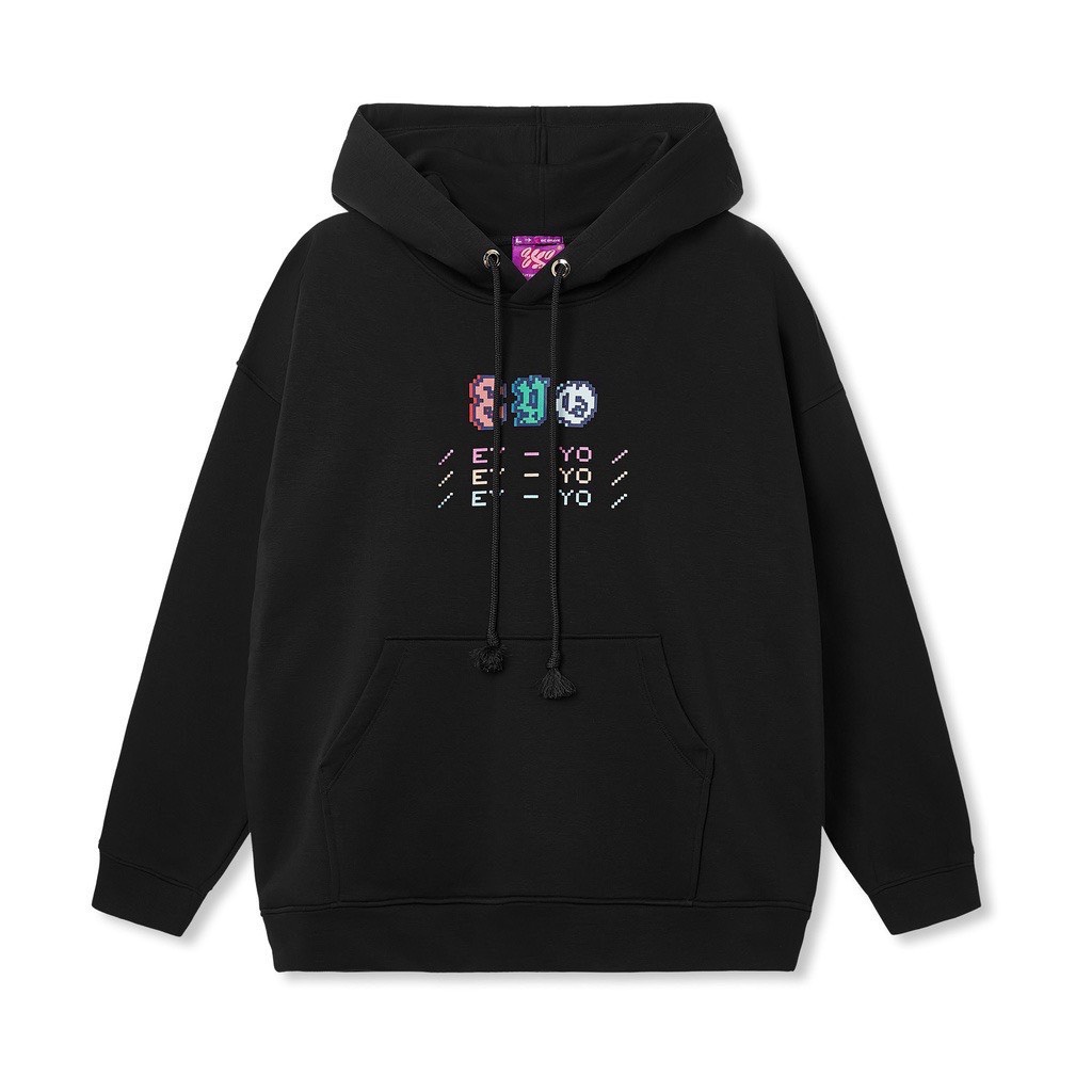 Áo Hoodie 8YO Mũ Trùm 2 Lớp Form Rộng Unisex Chất Vải Nỉ Bông