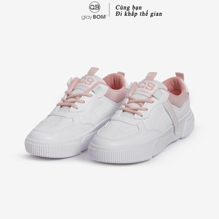 [Mã WABRMH99 giảm 12% đơn 99K]Giày Thể Thao Nữ giayBOM Da PU Đế Cao 2 cm B992