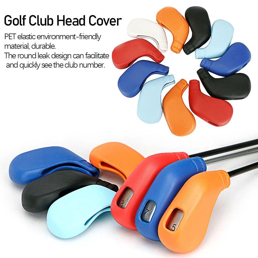 MYRONGVN Set 9 Vỏ Bọc Đầu Gậy Đánh Golf Bằng Nhựa TPE