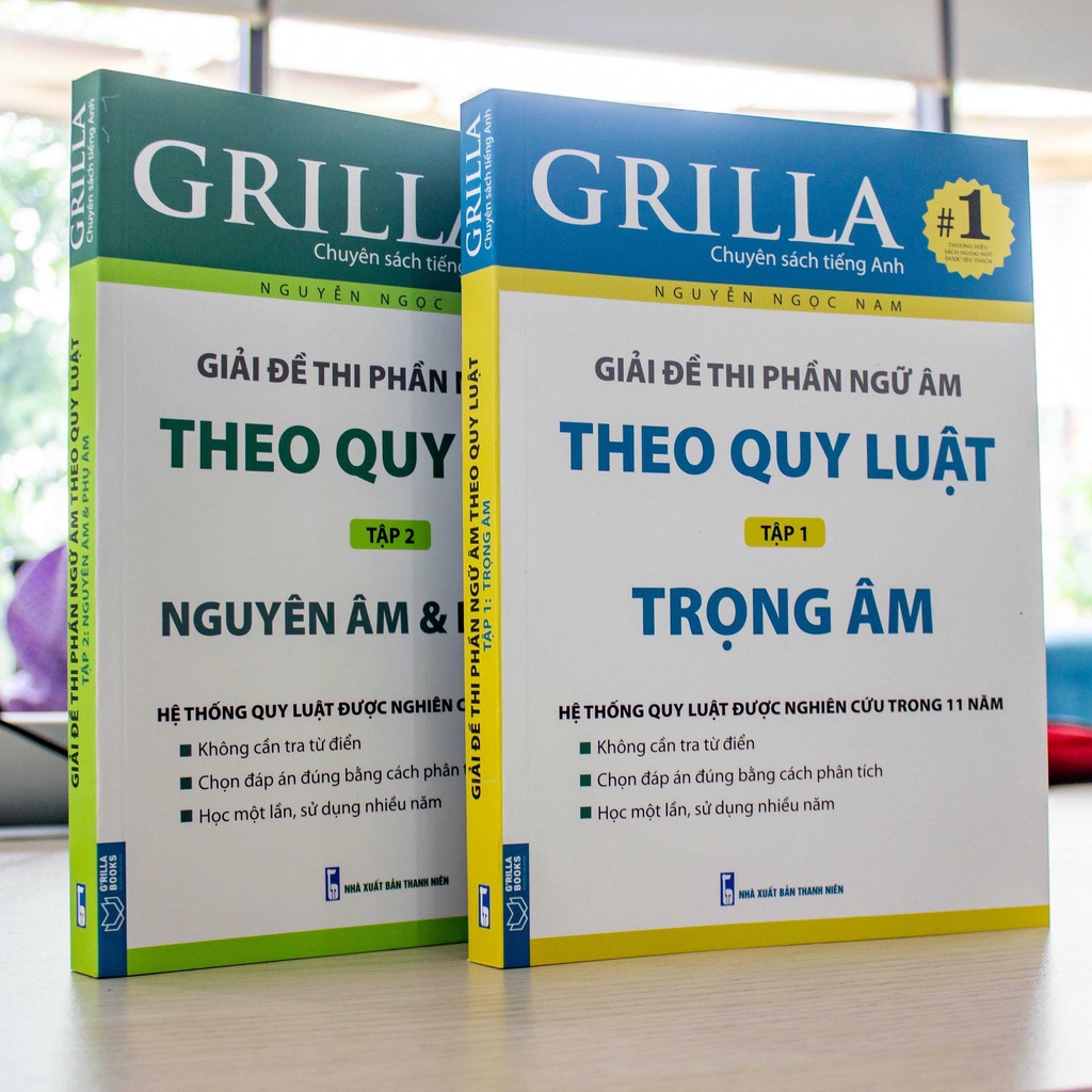 Sách Combo 4 quy luật đánh vần tiếng Anh, bí thuật trọng âm và giải đề thi phần ngữ âm - Tặng kèm app học vĩnh viễn