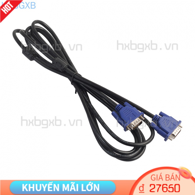 Cáp Vga Hxbg - Hd 15 chân cho màn hình máy tính máy chiếu Lcd