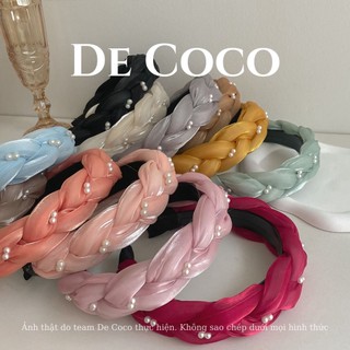 Bờm tóc nữ DECOCO ACC Nomi lụa satin đeo Tết DECOCO ACC ACCESSORIES