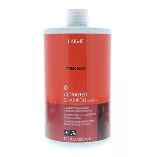 Dầu gội cho tóc nhuộm đỏ Lakme Teknia Ultra Red Shampoo Refresh 1000ml ( New 2021 )