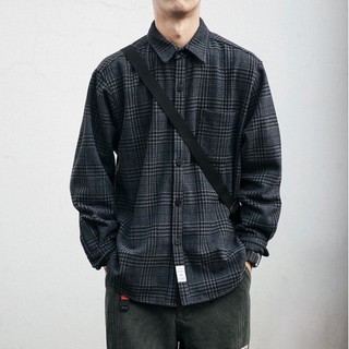 Áo sơ mi Flannel chất liệu nỉ dày dặn, Áo Flannel họa tiết sọc kẻ caro S585