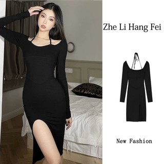 Đầm Hai Dây Màu Sắc Đơn Giản Quyến Rũ Cho Nữ