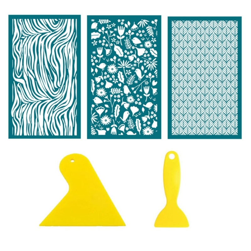 Sa Set 3 Khuôn In Hình Cho Đất Sét Có Thể Tái Sử Dụng