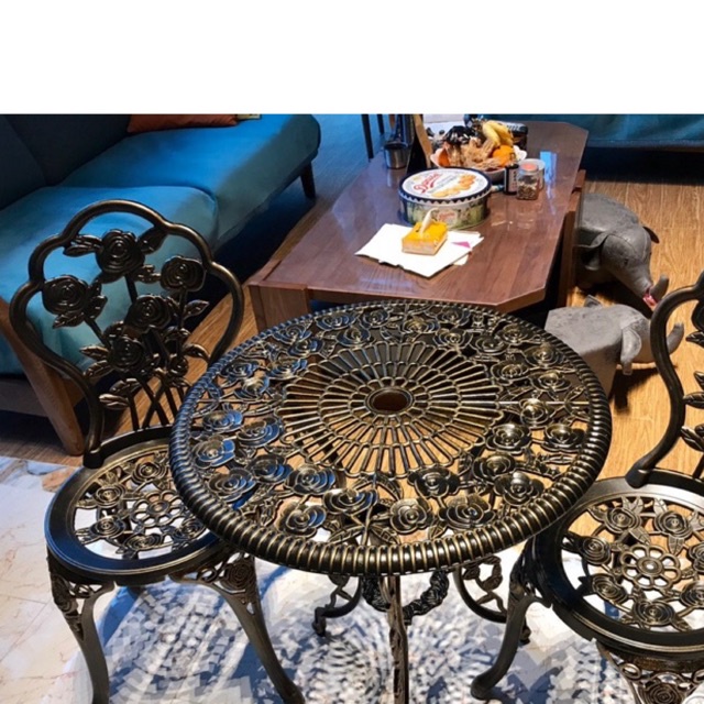 Bàn ghế nhôm đúc nhập khẩu TG01