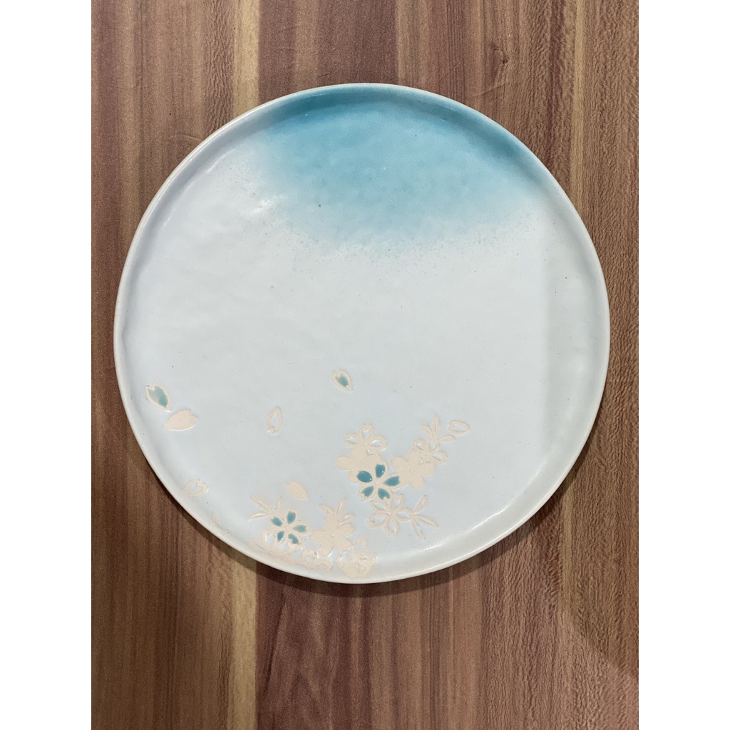 Đĩa tròn phong cách Nhật Bản, nhiều size - đĩa sứ trang trí đồ ăn đẹp từ 22cm - 28cm