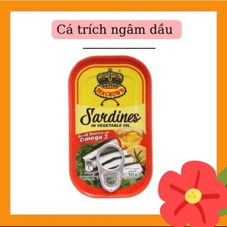Cá trích ngâm dầu 125gram - date 2029