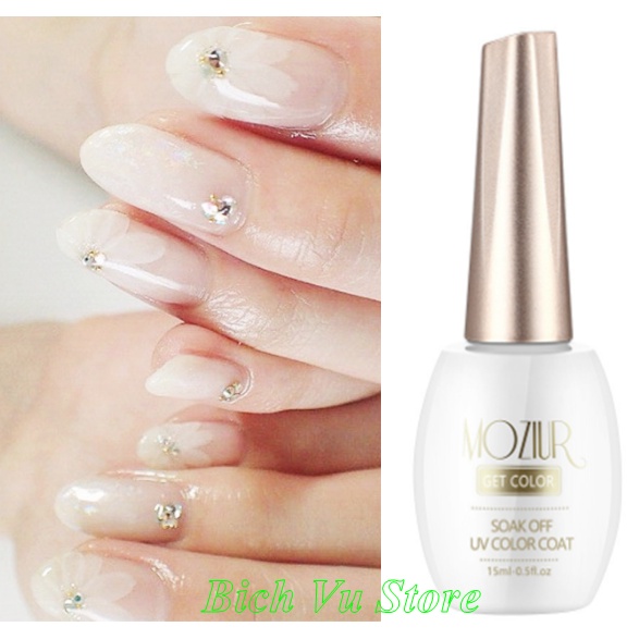 Sơn Gel Vil màu trắng gạo