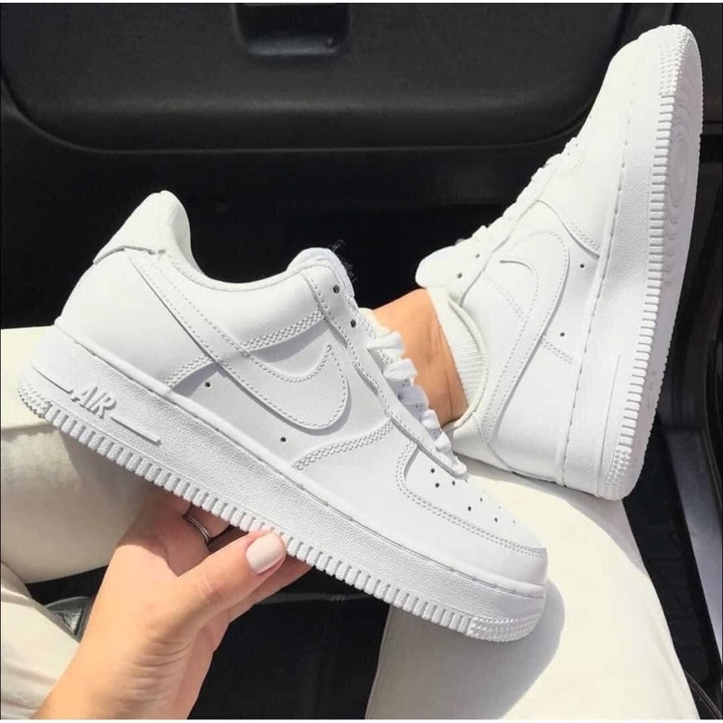 Giày Sneaker Nike Air Force 1 Men '07 ‘All White’  AF1 | PiuPiu Authentic