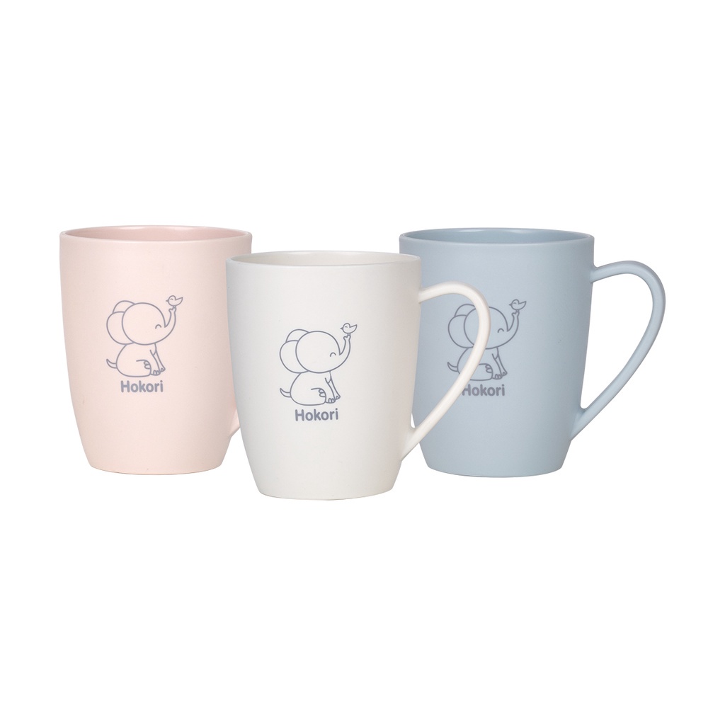 Ly, Cốc Uống Nước Nhựa Cao Cấp Kiểu Dáng Chú Nai Hokori Nhiều Màu Sắc Cute Có Quai Cầm