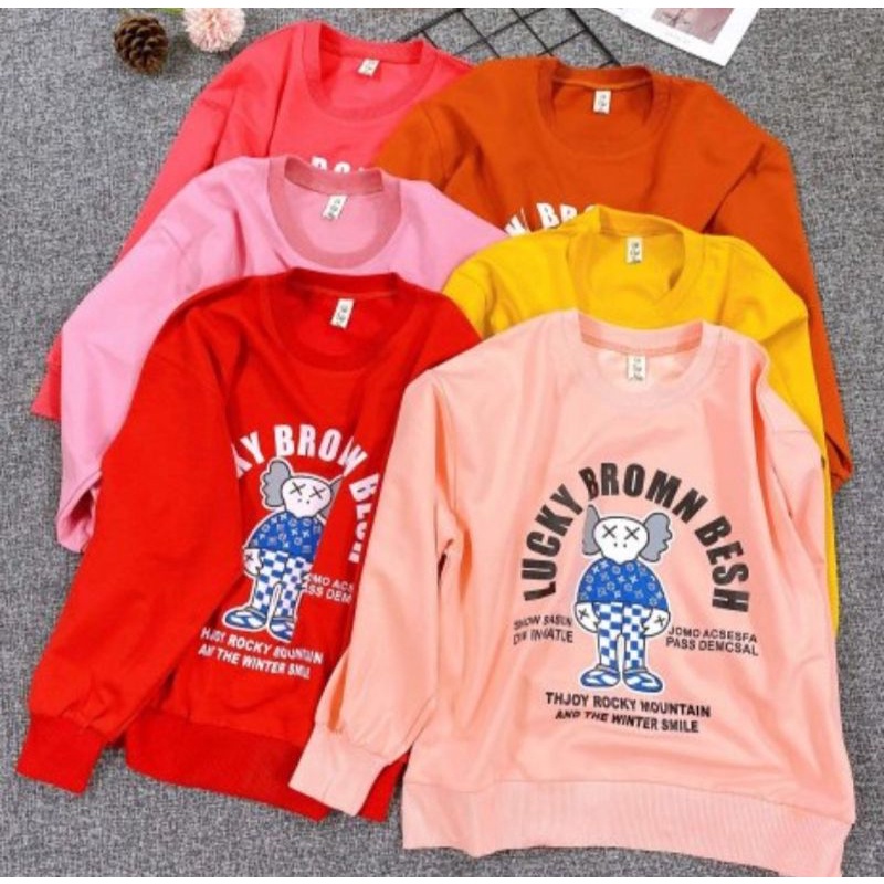 Áo nỉ da cá bé gái size đại hàng công ty chất đẹp dày dặn