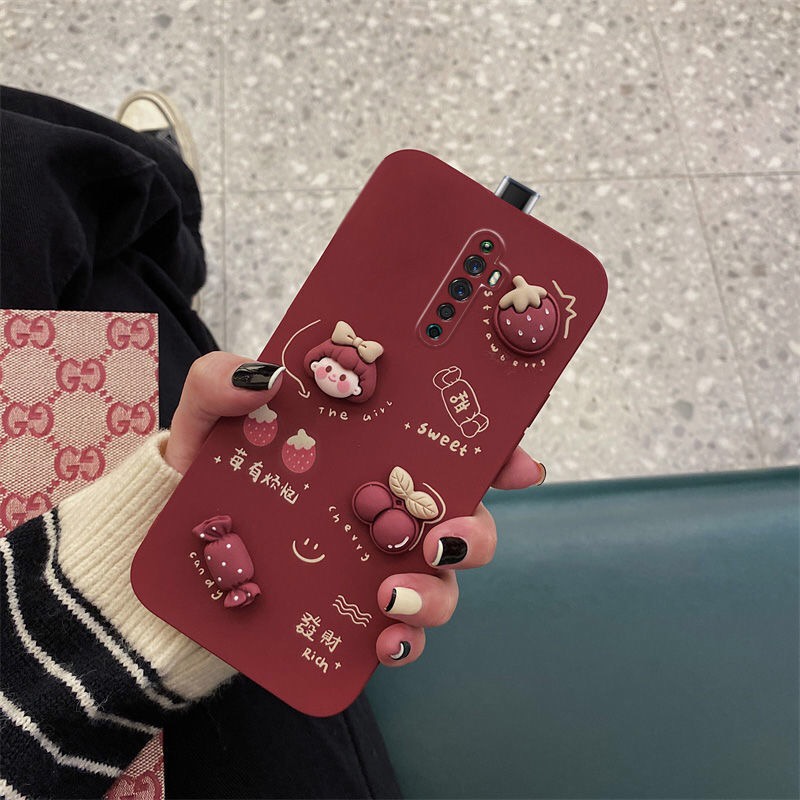 Ốp Điện Thoại Mềm Hình Hoa Thời Trang Cho OPPO Reno Reno2 Reno2F Reno5 Reno8 Reno8pro Reno8Z