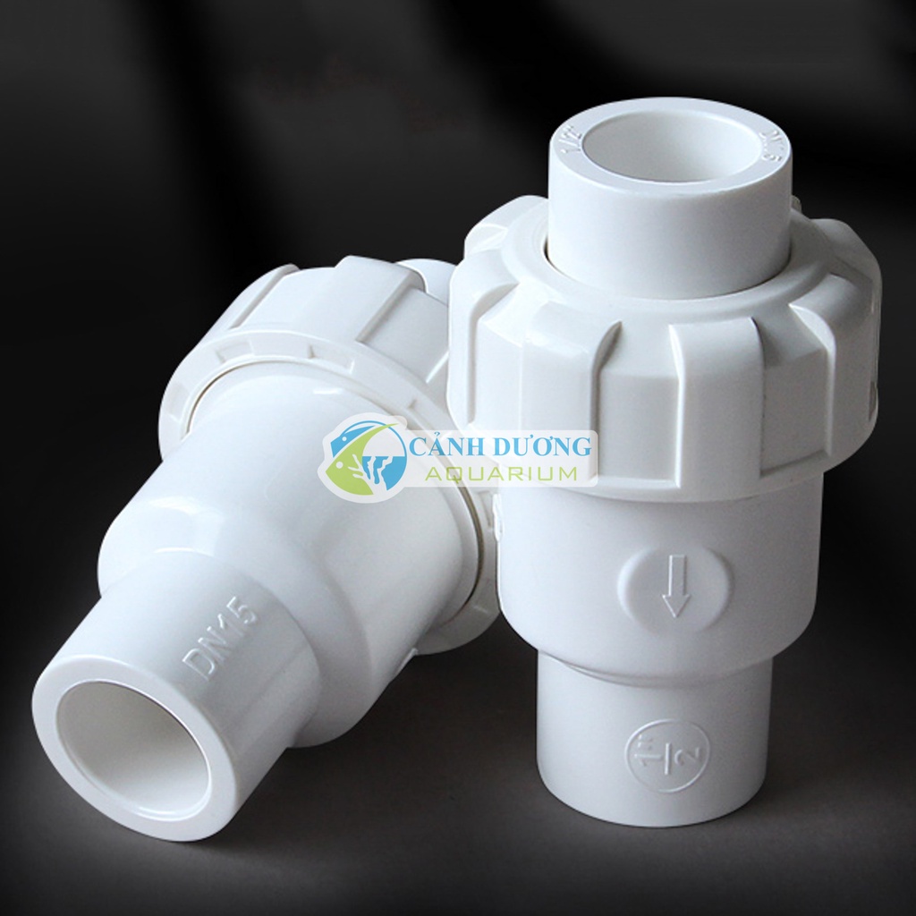 Van 1 chiều U-PVC ống phi 32-25-20 chuyên dùng cho hồ cá