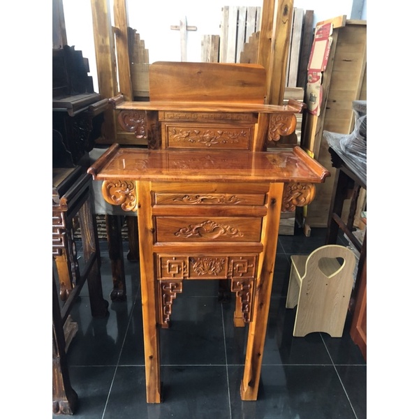 Bàn Cúng & Tủ Thờ Tràm 2 Tầng  freeship sg