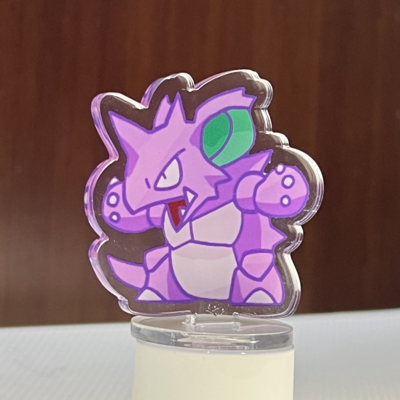 Mô Hình Standee Pokemon Nidoking Mica 2 mặt