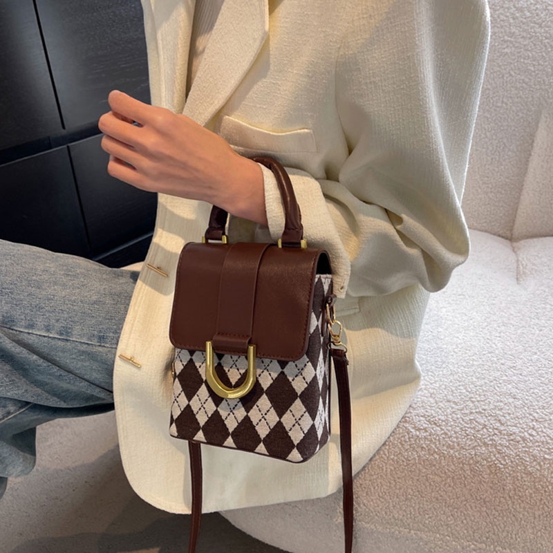 MISCHA Túi Đeo Chéo Vai Bằng Da PU Để Điện Thoại Thời Trang Sành Điệu Cho Nữ