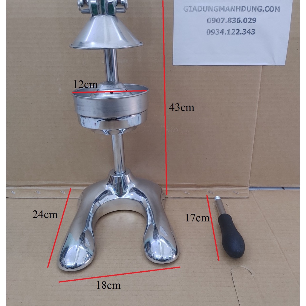 Máy ép cam thủ công inox