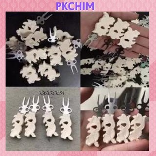Xiên hoa quả cho chim chào mào xiên chuối cho chim khuyên Pkchim phụ kiện chim cảnh