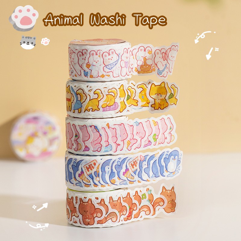 Sticker Dán Trang Trí Hình Động Vật Dễ Thương