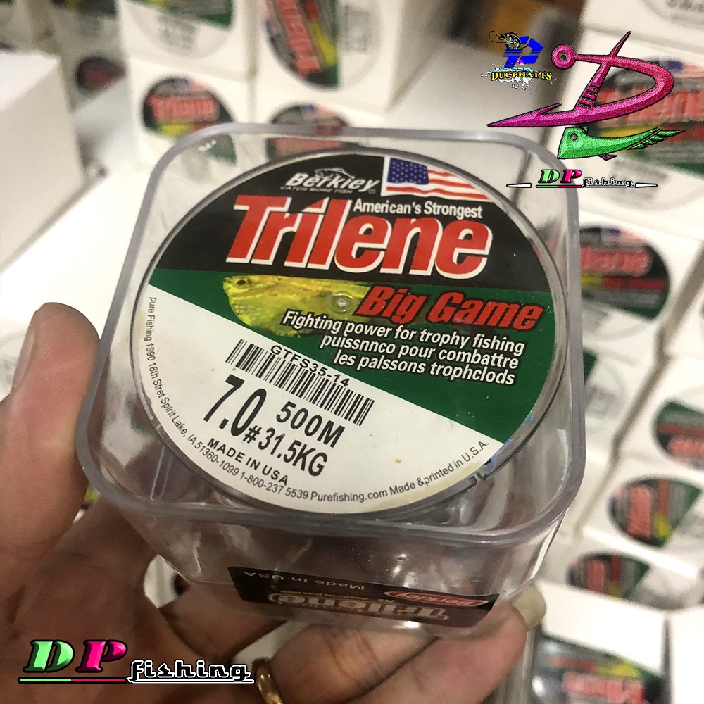 DÂY CƯỚC CÂU CÁ TRILENE Big Game 500m siêu bền