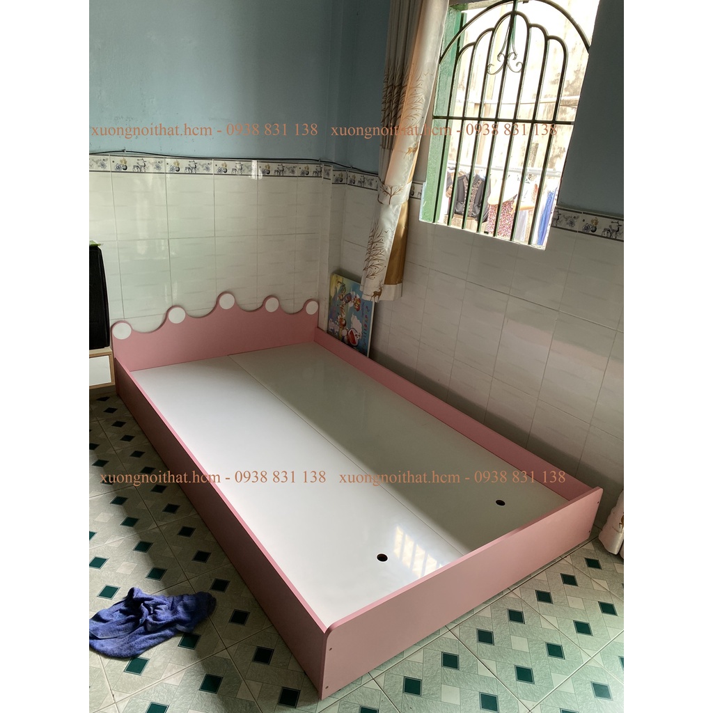 *ảnh thật* giường vương miện gỗ cho bé  1mx1m9, 1m2x2m #xuongnoithat.hcm