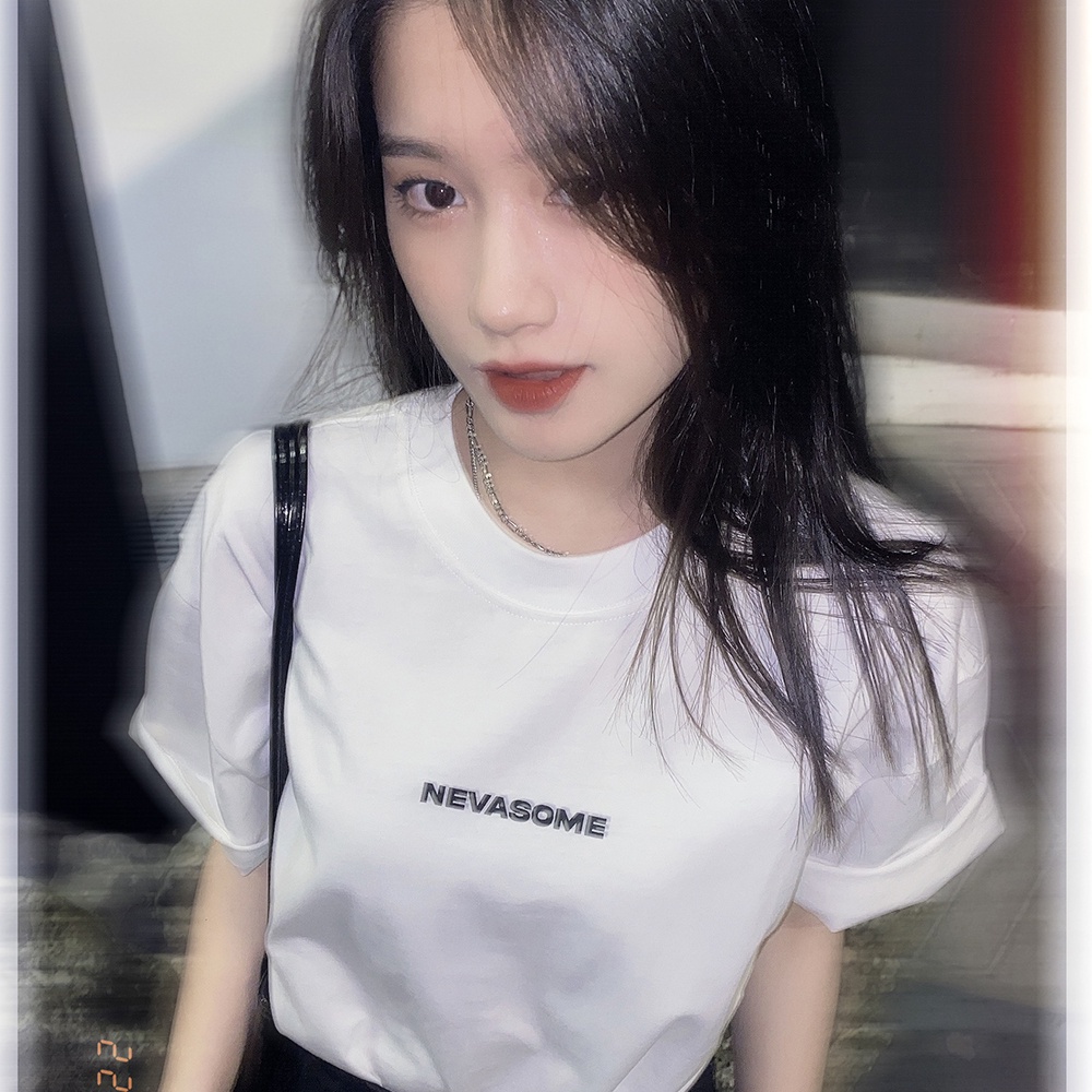 Áo Thun Oversize Local Brand NEVASOME Signature v2 Trắng Cotton Tay Lỡ Form Rộng Nam Nữ