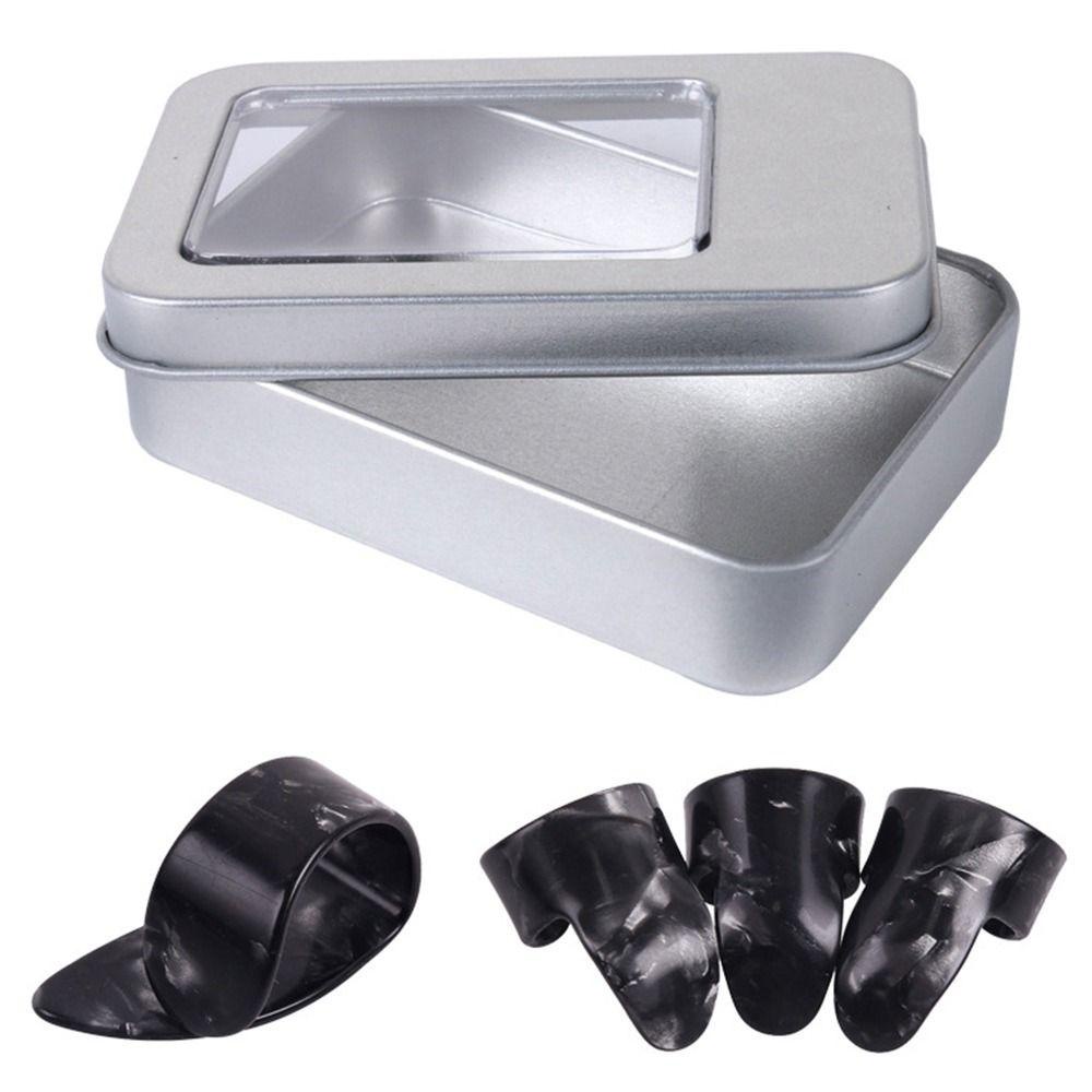 Set 4 Miếng Gảy Đàn 1Thumb + 3 Ngón Tay Bằng Nhựa Chuyên Dụng Dành Cho Ghi Ta Điện / Acoustic