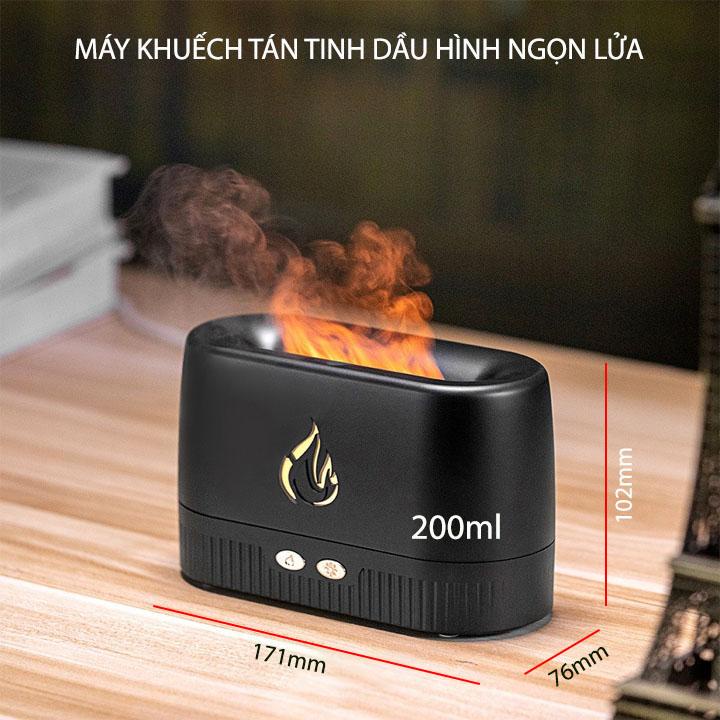 Máy khuếch tán tinh dầu hình ngọn lửa bập bùng