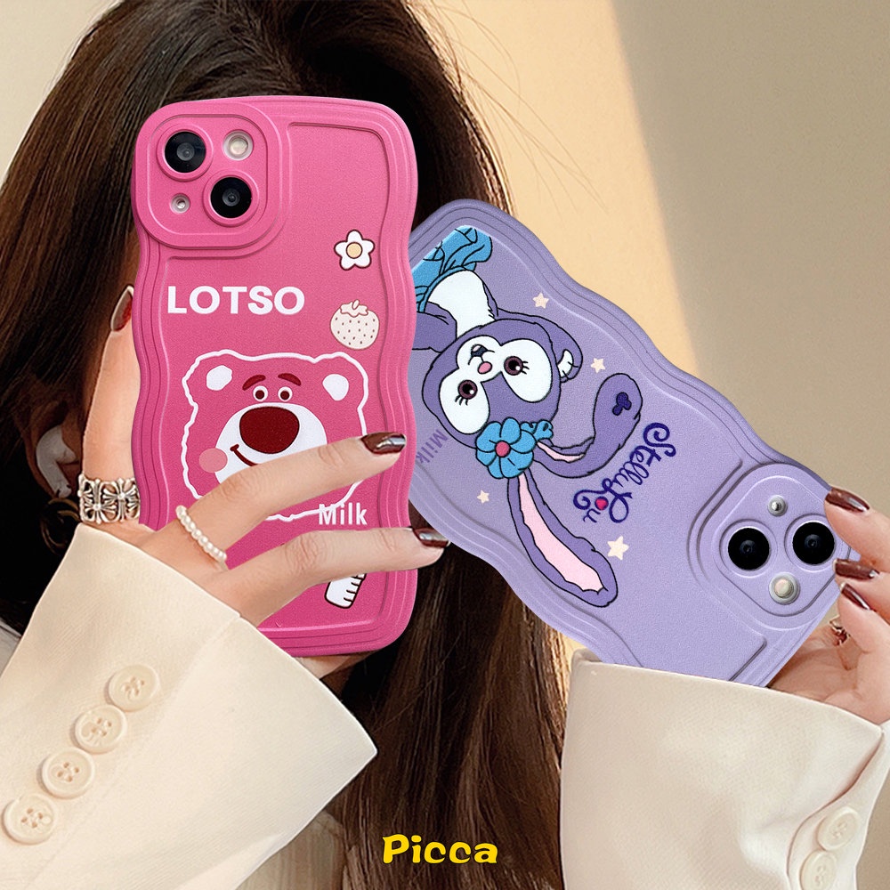 Ốp Điện Thoại Mềm Họa Tiết Gấu / Dâu Tây Dễ Thương Cho iPhone 11 14 Plus 14 12 13 Pro Max 6 6s 7 8 Plus XR X XS Max SE 2020