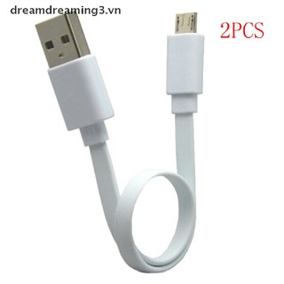 Dây Cáp Sạc Micro USB 20CM Siêu Ngắn 2x Cho Điện Thoại