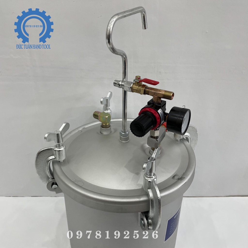Nồi Áp Sơn 10 Lít Sử Dụng Phun Sơn PU , Sơn Kim Loại , Sơn Tổng Hợp - Dùng Hơi Khí Nén