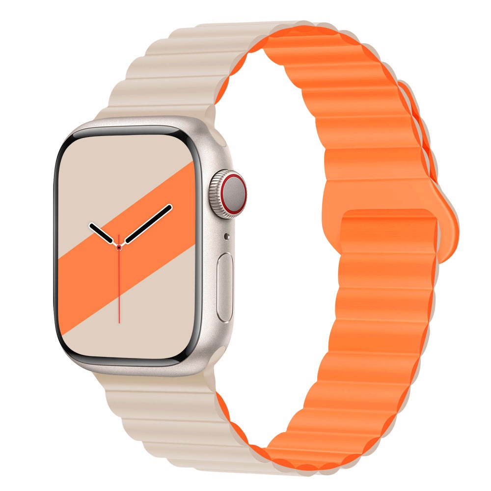 Dây đeo đồng hồ silicon từ tính Cho Đồng Hồ Thông Minh Apple Watch 9 8 7 6 ultra 49mm 45mm 44mm 41mm 40Mm