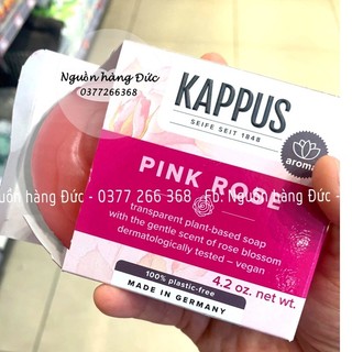 Xà phòng tắm Kappus Pink Rose 100% tinh chất hoa hồng tự nhiên - Nguồn hàng Đức
