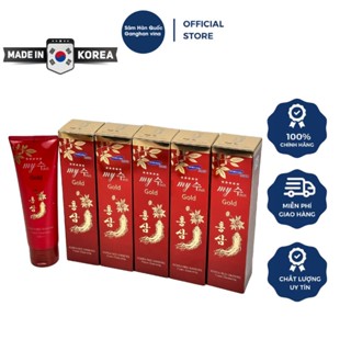 Sữa Rửa Mặt Sâm My Gold Hàn Quốc Chính Hãng 130ml - Giúp trắng da và ngừa mụn