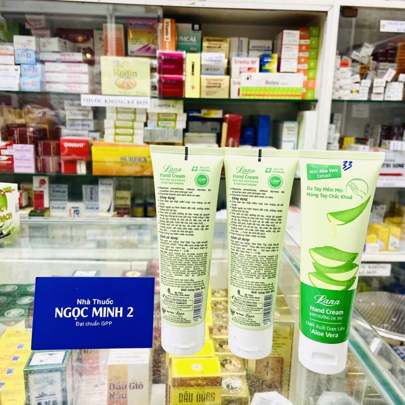 ✅  KEM DƯỠNG DA TAY LANA Kem Dưỡng da tay LANA 80G Cho bàn tay thật mềm mại, mịn màng và trẻ trung.