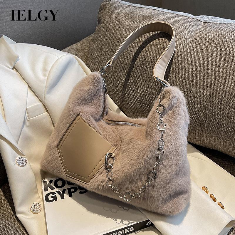 Túi Đeo Vai Cỡ Lớn Bằng Nhung Lông Thời Trang Dành Cho Nữ