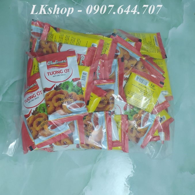 200 gói 10g Tương cà Cholimex, Tương ớt Cholimex