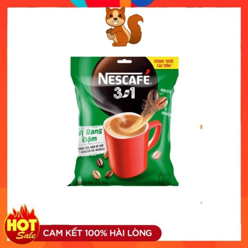 Cà phê hòa tan 3in1 Nescafe bịch 46/48 gói