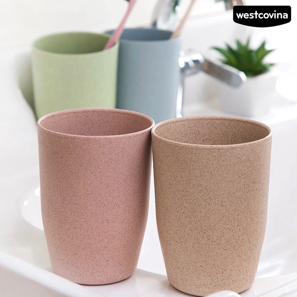 [WEST]⚘Cốc Đựng Bàn Chải Đánh Răng Tiết Kiệm Không Gian Bằng PP Không Vỡ Tiện Dụng Cho Nhà Bếp / Phòng Tắm