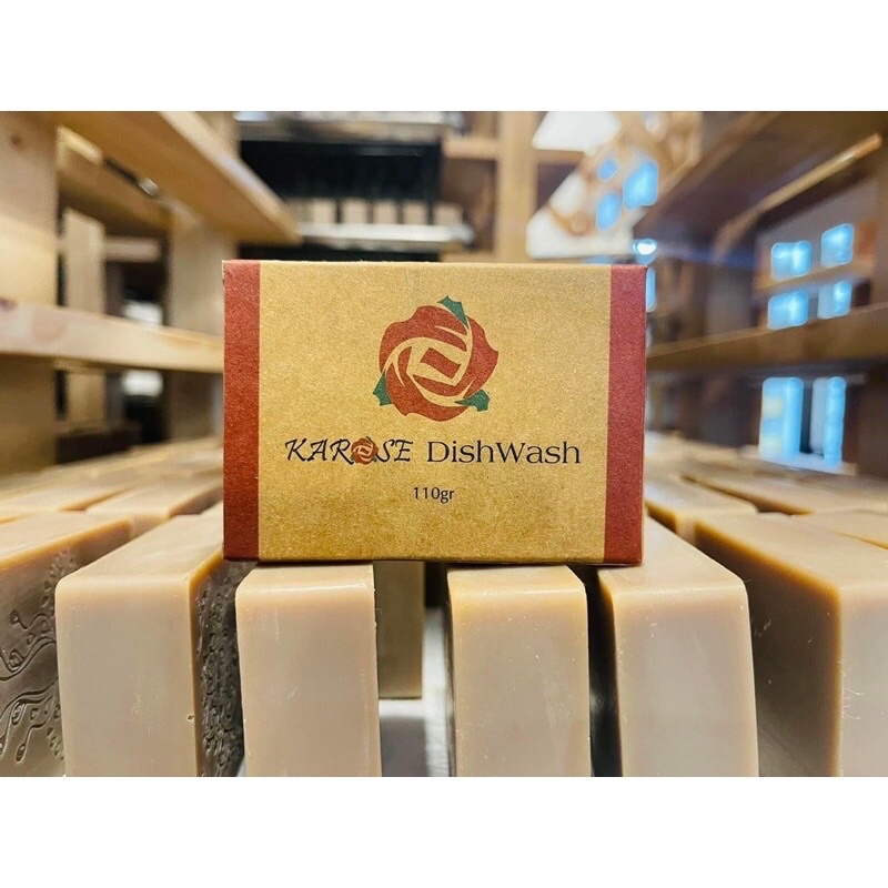 Tặng 1 sơ mướp 10cm)Combo 3 SAP RỬA BÁT KAROSE Dish Wash( sạch bong kin kít , không hoá chất, không hại da tay)