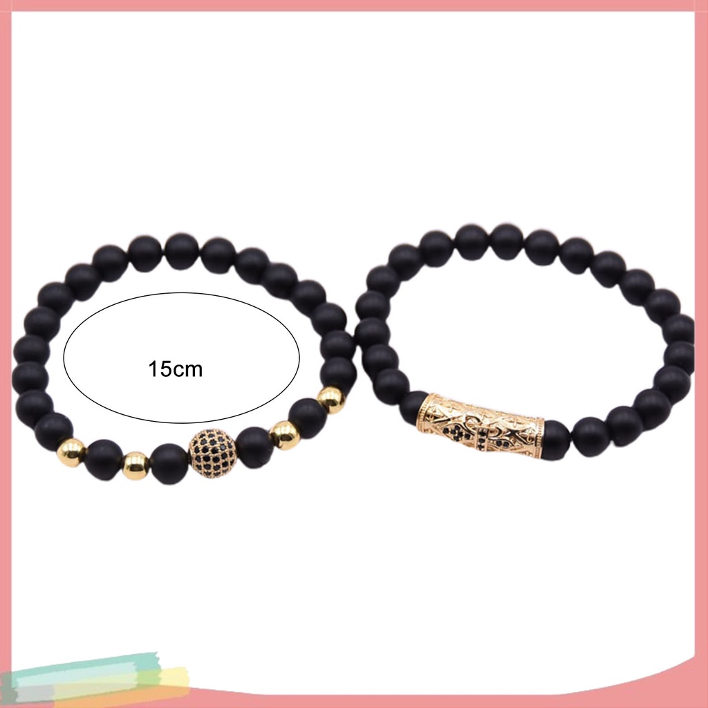 Vòng Tay Chuỗi Hạt Chất Liệu Co Giãn Thời Trang Cho Nam