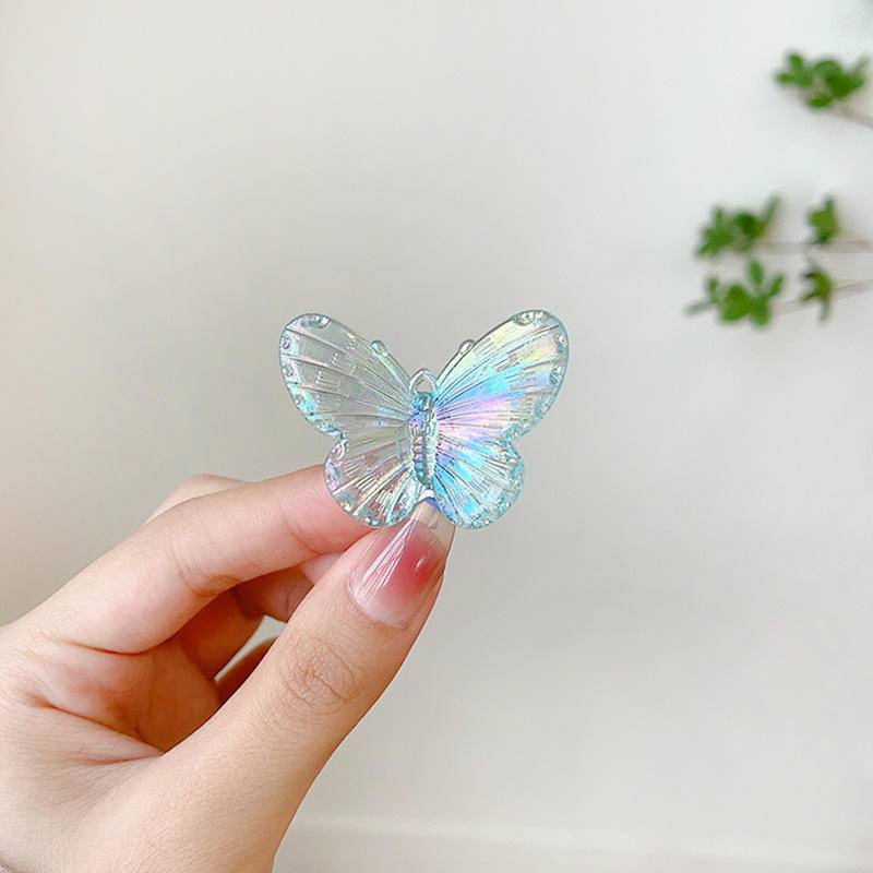 Kẹp Tóc Trang Trí Hình Hoa / Bướm Kiểu Công Chúa Dễ Thương Cho Bé Gái